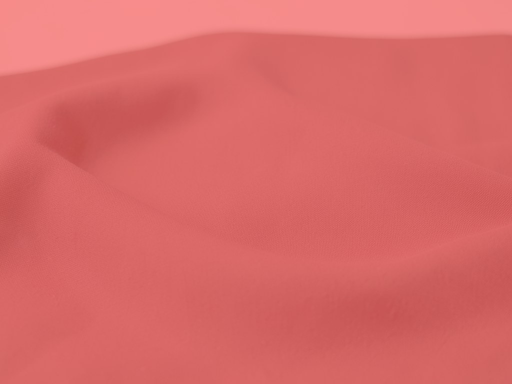 Red Viscose Plain Fabric