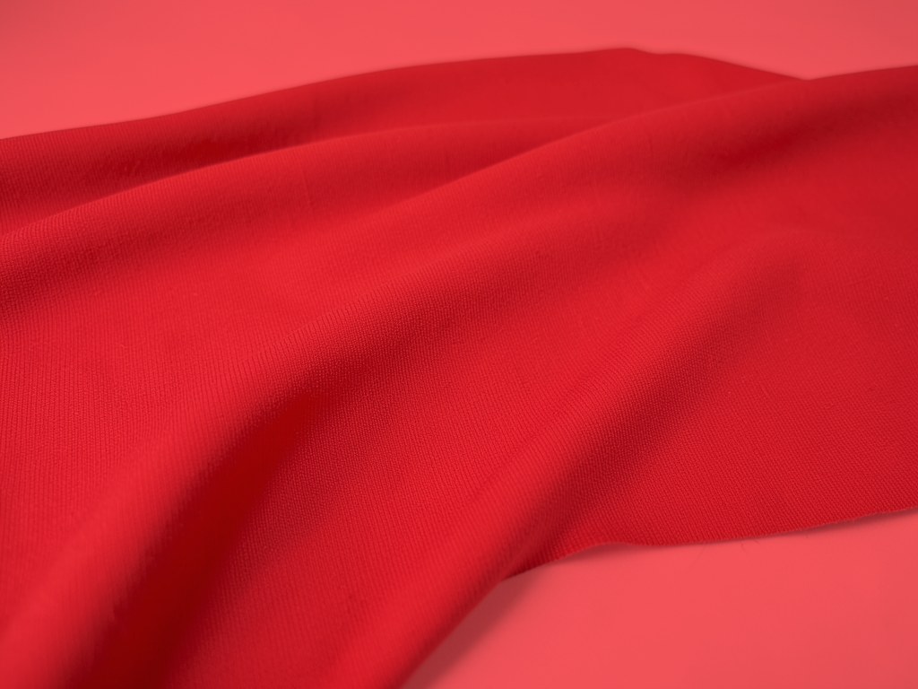 Red Ottoman Stretch