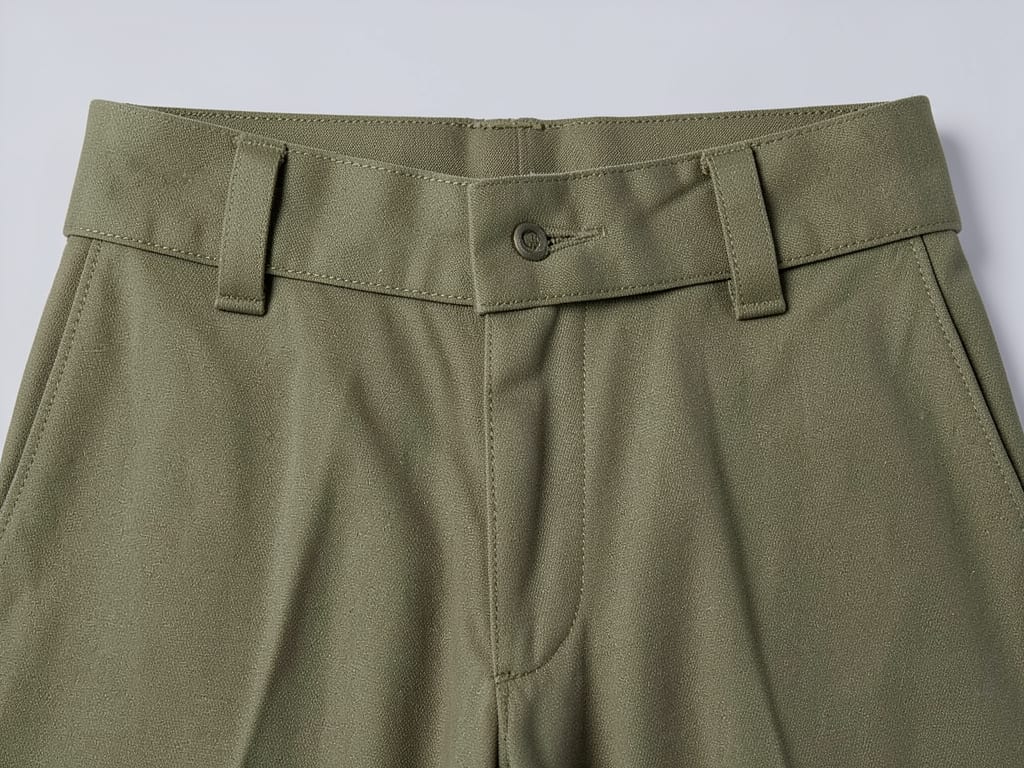 Olive Cotton Stretch Matty photo 4