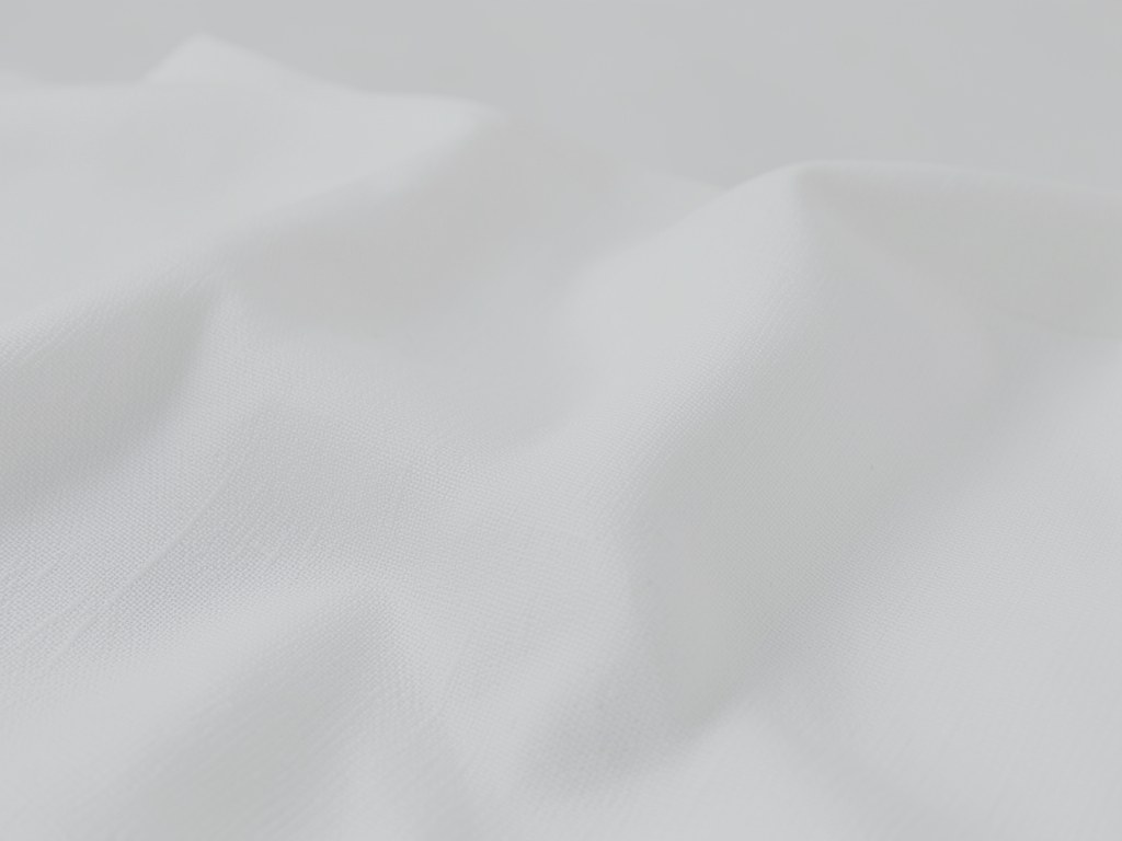 White Stretch Dobby Fabric