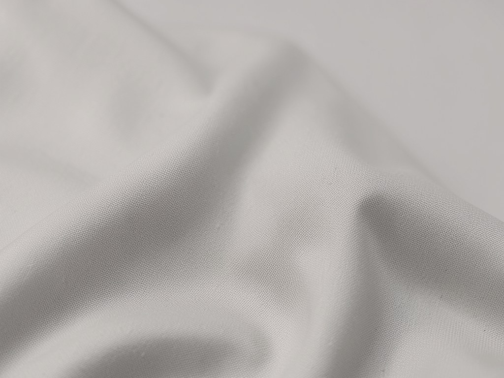 Grey Heavy Matt Weave Fabric