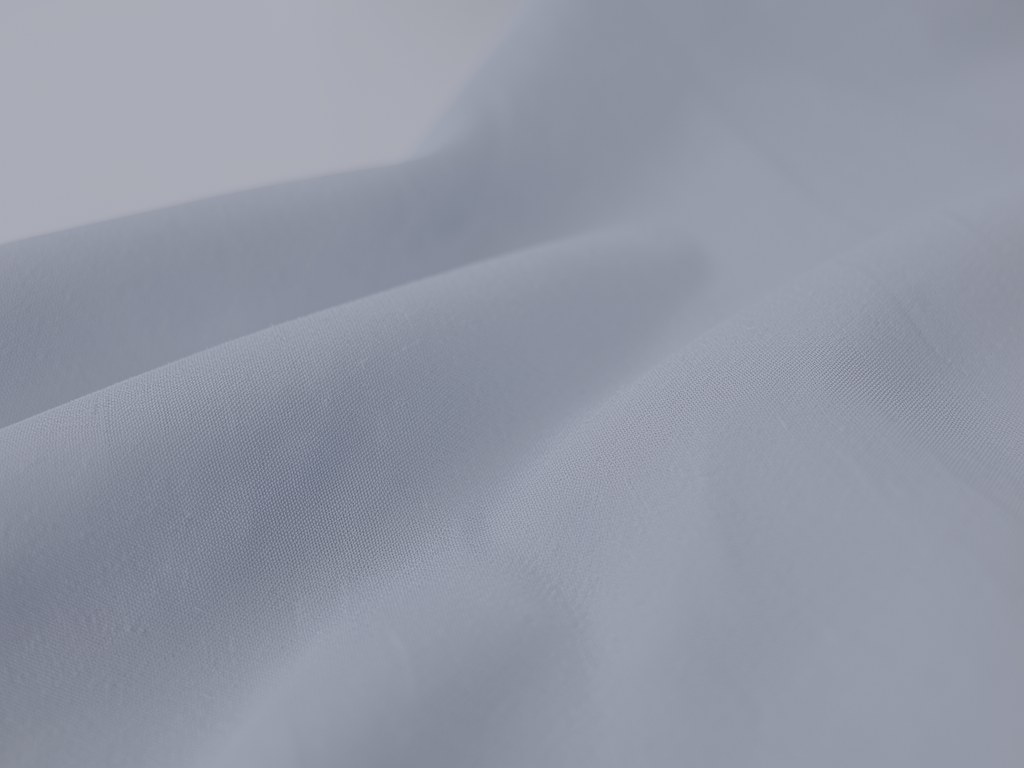 Blue Plain Viscose Fabric