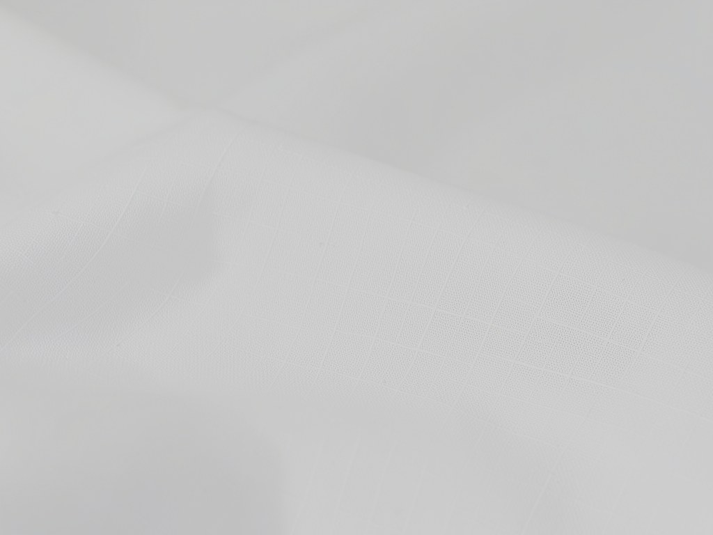 White Ribstop Utility Fabric